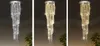 الحديثة الطويلة دوامة الثريا أضواء مصباح الكريستال بريقا درج الإضاءة تركيبات دوبلكس فيلات فندق الردهة قلادة الأنوار