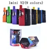 Kits de cigarro eletrônico de imini v2 originais 650mAh VAPE VV Battery Ecigs 0,5ml 1,0ml 510 Thread I1 Cartucho Vaporizador Vapes Pen Kit 9 cores
