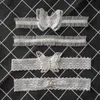 غلاف الزفاف على الطراز الأوروبي 2020 مرونة الفراشة الفراشة Prom Prom Garter بلون العاج 40-60 سم طول 2499