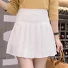 Lovely High Waist Pleated Tennis Skirt Skort Atype Uniform With Inner Shorts Underpants For Badminton Cheerleader Tenis Mujer9801621