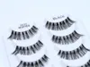 4Pairs / set Vison Cils Style Court Vison Faux Cils Naturel Épais Long À La Main Cils Maquillage Des Yeux Cils Extension Outils GGA2099