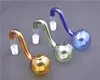 Diamètre 30mm boule verre brûleur à mazout tuyaux 10mm 14mm 18mm mâle femelle barboteur tuyau en verre pour barboteur eau bong verre plié tuyaux