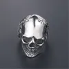 Cool Skull Ring Pierścień Pierścienie ze stali nierdzewnej Pink rowerowy Rock Biker Never Fade FODE BINGLY Prezent dla niego Akcesoria imprezowe 8645349818