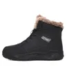 2020 Verkauf Neueste Designer-Muster1 Weiches Schwarz Grau Plus Samt Warmer Mann Junge Männer Stiefel Herren Sneakers Stiefel Trainer Outdoor-Wanderschuhe