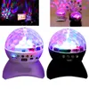 Bluetooth projektorlampa LED DJ Disco Ljus ljudkontroll Stage Lampor RGB Magic Crystal Ball Lampa Julfest USB / TF / FM