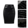 Mode Sexiga Korta Kjolar Sequins Lower Body Hip Kläder Sequin Slim Fit Apparel Womens Summer Dresses