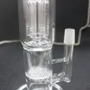 4 Kol ve Petek Perc Cam Bong Nargile Yağ Burner Dap Rig Bisbler Sigara İçmek için 14mm Kase Ile Shisha Chisha