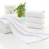 1 pz Home Hotel Asciugamano da bagno in cotone Asciugamano 16 Cotone a spirale di alta qualità Asciugamano speciale bianco Morbido assorbente Pratico all'ingrosso