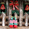 Wesołych Świąt Boże Narodzenie Elf Prezent Posiadacze Cukierki Butelka Worek Santa Claus Dekoracje Prezent Torby Boże Narodzenie Kreator Koksu Torba