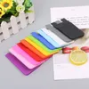 Doubledeck Silicone Wallet Card Cash Pocket Sticker 3M Adhesive Stickon ID Holder Pouch för iPhone Samsung Huawei Xiaomi Mobile 4554772