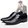 Bout pointu Derby chaussures hommes chaussures formelles en cuir noir Derbi chaussures habillées hommes Chaussure Homme Luxe Sapato Oxford Masculino