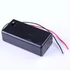 9V Battery Holder Box Case with Wire Lead ON/OFF Switch Cover Case 20