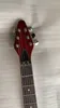 New Guild Brian kan rensa Red Guitar Black PickGuard 3 Signature Pickups Tremolo Bridge 24 FRETS Double Rose Vibrato Chinese facto5793471
