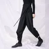 Dostosowane Nowe Modne Mężczyźni i Kobieta Yamamoto Styl Design Sense Bandwidth Luźne Dorywcze Spodnie Nieregularne Niemożliwe Spodnie
