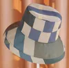 New ladies UV protection cloth hat outdoor leisure lattice basin hat flanging waterproof hat WY260