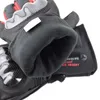 Luvas de motociclista ROCK BIKER 100% à prova d'água tela sensível ao toque inverno quente luva de moto carbono casca dura protetora Luvas Guantes278q