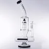 12,6 pouces verre Bong narguilés conduites d'eau en ligne Perc et 5 champignons avec bol de 14 mm pour fumer Chisha Shisha