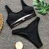 V fundo alto biquíni biquíni 2020 fivela sexy maiô push up bathers bandeau swimwear mulheres banhos de banho leopardo micro biquíni novo