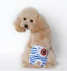 Pañal de algodón para mascotas de dibujos animados, pañal reutilizable lavable para perros, pantalones físicos ajustables, ropa interior sanitaria para la menstruación, accesorios para perros y mascotas
