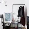 Multifunctionele vloer kleding rack slaapkamer meubels horizontale bar type eiland racks staande tas creatieve kleding plank