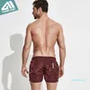 Fashion-Desmiit Solid Herrbräda Shorts Sport Atletisk Running Gym Walking Men Shorts Soft HomeWear Surfing Male Swimming DT71