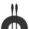 Optisk kabel Toslink Audio OD4.0mm guldpläterad 1m 1,5 m 2 m 3 m 5 m Hållbar digital SPDIF MD DVD -kabel