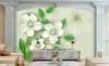 Custom Mural Wallpaper For Kids Room Hand Painted Color simple 3d flower jewellery TV background wall Wallpaper Murals Papel De Parede