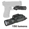 نطاق الصيد Trijicon نطاق الصيد المصباح التكتيكي X300V LED مسدس خوذة الضوء Airsoft Sports للصيد CL15-0070