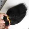 Brezilyalı Sapıkça Düz Saç I İpucu Saç Uzatma 200g 1g / Strand 2 Demetleri Kaba Yaki Ön Yapılmış Olmayan Remy 100% İnsan Saç