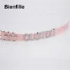 Handmade Silver Crystal Words Necklace Women Custom Choose Big Letters Choker Pink Punk Gothic PU Leather Collar Choker