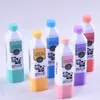 Ny ankomst fuktgivande söt mjölkflaska läppbalsam färglös refer reparation läpp rynkor för kvinna män baby vinter läppvård baby läppar