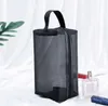 DHL50sets المرأة نايلون شبكة 3PC مجموعة السفر بروتابلي حقيبة مستحضرات التجميل الأسود زيبر غسل حقيبة