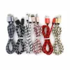 200 stks Tiger Pattern Micro Type-C USB Data Sync Charger Cable Fast Charging V8 USB-kabel voor Huawei HTC Samsung