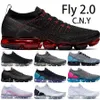 2019 Top CNY Running Shoes Running 2.0 Men￧￵es zebra escura cinza cinza branco estilista preto t￪nis esportes t￪nis 5.5-11