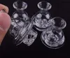 XXL Quartz Banger Nail Cyclone Carb Cap 100% Quartz Kort hals 10mm 14mm18mm Man Kvinna för DAB Rigs