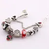 Wholesale-925 Murano Charm beads bracelet For Children Original DIY Jewelry Style Fit Pandora Cartoon bracelet jewelry