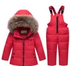 Kids Boys and Girls Toddler Snowsuit Puffer Puffer Fur Hooded Down Jacket Coat Outfits5787659