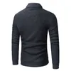 Men's Sweaters 2020 Autumn Winter Men Fashion Leather Buckle Patchwork Slim Fit Knitwear Sweater Male Casual Plus Size Pull Homme Suter