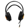 AX120 LED Işık Oyun Kulaklık Kablolu Stereo HIFI Kulaklıklar PC Telefon Laptop Oyunları Kafa Bant PS4 Xbox Oyun Kulaklık 3.5mm Mikrofon Pembe