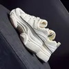 breathable comfortable style for women old dad shoes triple white black fashion trainer sports designer sneakers 35-40