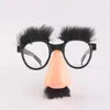 Halloween gros nez drôle lunettes gros nez cheveux sourcils accessoires Halloween moustache Cosply accessoires fête tour accessoires