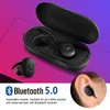 Earphones TWS Bluetooth Earphones 5.0 True Wireless Headphones Earbuds Headset High Quality Stereo Waterproof Builtin Mic with Charging Box