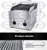 Commercial Lava Rock Barbecue Grill BBQ Machine Lava Rock Volcanic Stone Grooved Oven Lava Rock Burn Oven Grill5465804