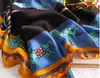 Ny vintage Silk -halsdukar Kvinnor Matchar alla Silk Summer Sun Beach Handduk överdimensionerad luftkonditionering Shawl2006
