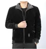 Fashion-2019 Tjock Designer Mens Vinterjacka Lyxig Fast Färg Casual Bomber Jacka Små Applique Zipper Fly Coats