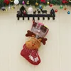 Christmas pończochy Santa skarpetki prezenty cukierków dzieci torby świąteczne dekoracje domu ozdoby choinkowe