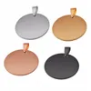New Popular Pets Tag Round ID Card Metal Stainless Steel Pet Tags Durable Easy To Use Dog Tags Blank Dogs Cats Tag Wholesale DBC BH3126