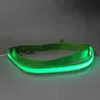 120 cm LED Glow Dog Leash Nylon Arnés para perros Correa Pet Puppy Training Correas Perros Correa de cuerda Correa de seguridad para automóvil Cinturón de seguridad para mascotas DBC VT0860