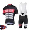 Morvelo de alta qualidade manga curta ciclismo jersey e bib shorts pro equipe corrida apertada fit roupas de bicicleta conjunto 9d gel pad