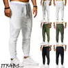 2019 heren lading broek slanke pasvorm rechte been skinny potlood jogger casual broek